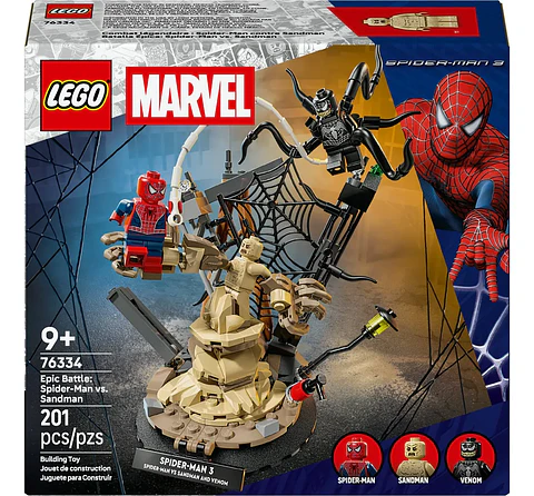 LEGO 76334: Batalla Legendaria: Spider-man vs. Sandman