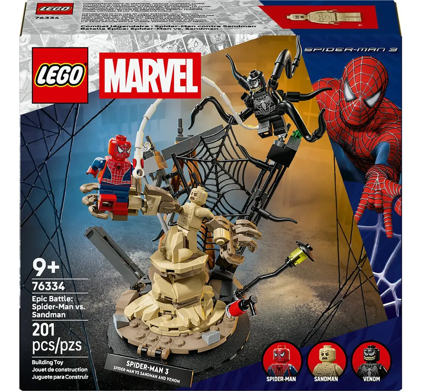LEGO 76334: Batalla Legendaria: Spider-man vs. Sandman 1