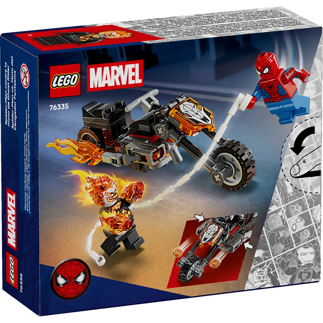 LEGO 76335: Spider-man vs. Moto del Motorista Fantasma 4