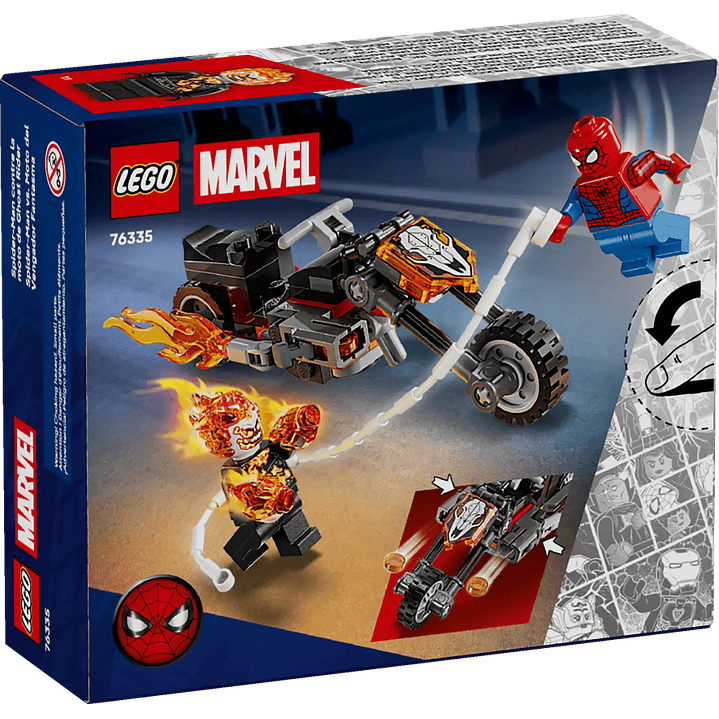 LEGO 76335: Spider-man vs. Moto del Motorista Fantasma 4