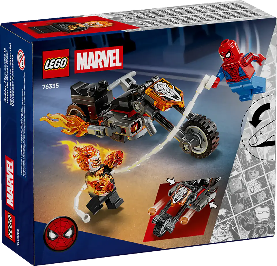 LEGO 76335: Spider-man vs. Moto del Motorista Fantasma 4