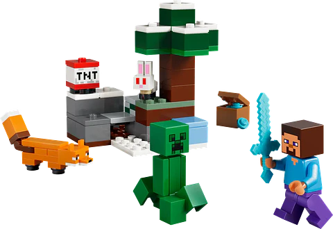 LEGO 21583: La aventura de Steve en la Taiga