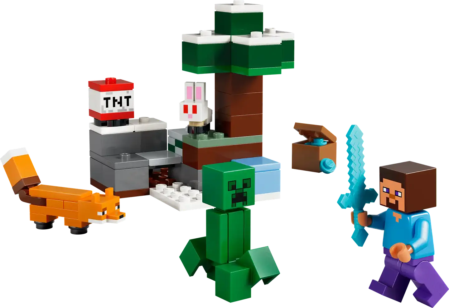 LEGO 21583: La aventura de Steve en la Taiga 2