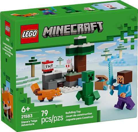 LEGO 21583: La aventura de Steve en la Taiga