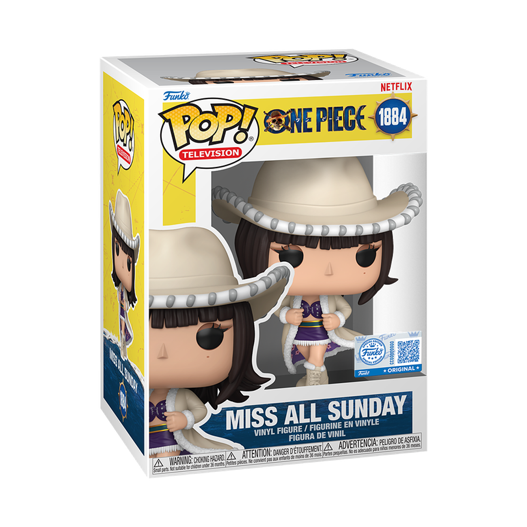 [PRE-VENTA] Funko Pop! Miss All Sunday (Live Action) #1884 - One Piece 1