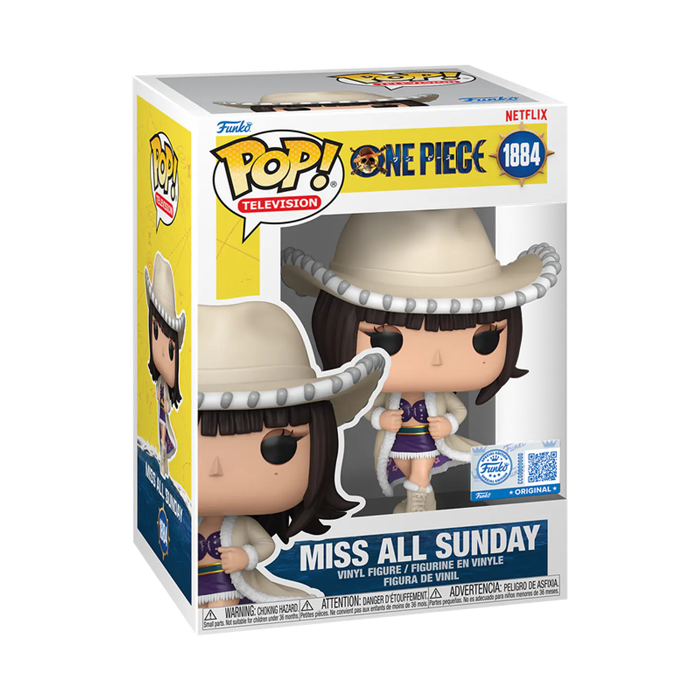 Funko Pop! Miss All Sunday (Live Action) #1884 - One Piece 1