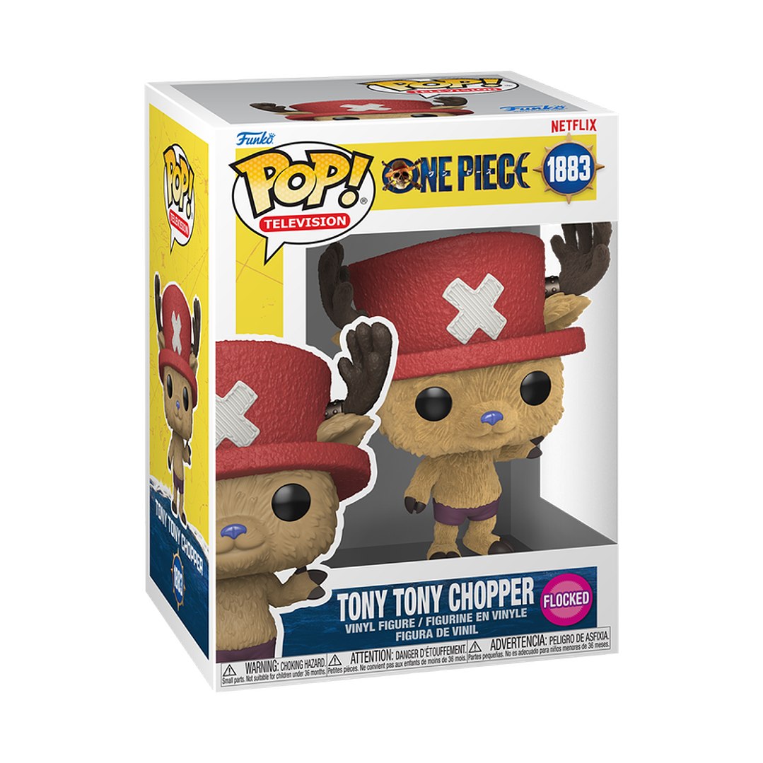 [PRE-VENTA] Funko Pop! Tony Tony Chopper (Live Action) Flocked #1883 - One Piece 1