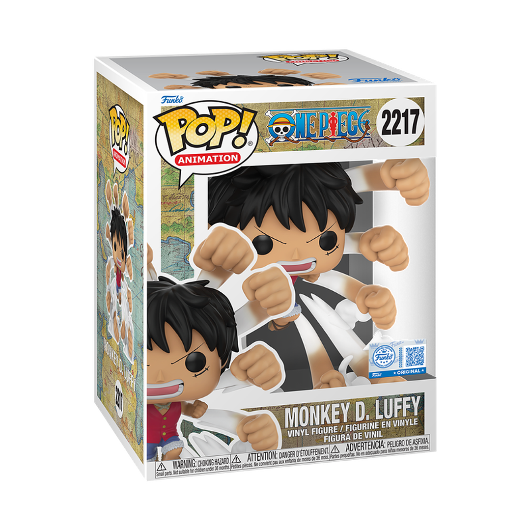[PRE-VENTA] Funko Pop! Monkey D. Luffy (Gum Gum Gatling) #2217 Chrono Toys - One Piece 1