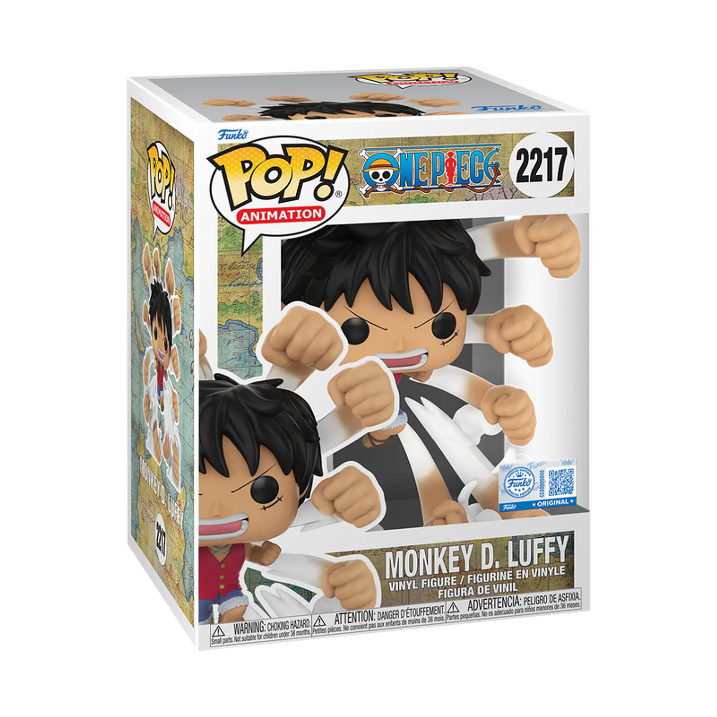 Funko Pop! Monkey D. Luffy (Gum Gum Gatling) #2217 Chrono Toys - One Piece 1