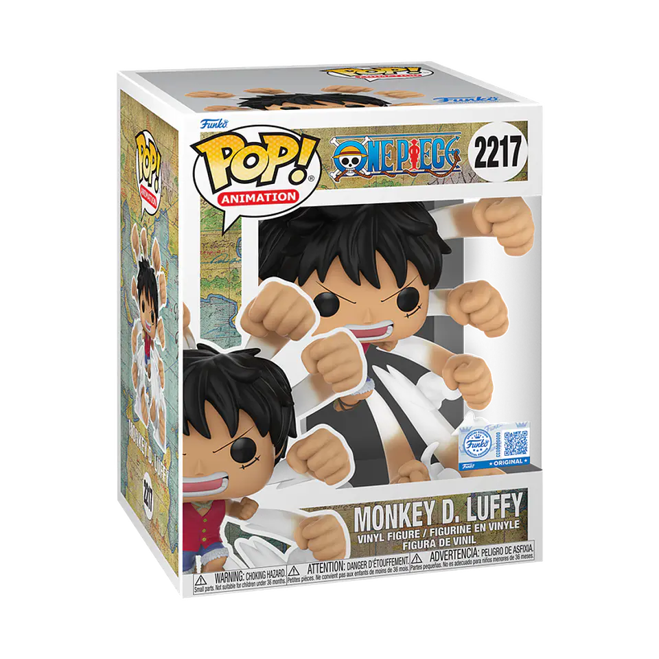 Funko Pop! Monkey D. Luffy (Gum Gum Gatling) #2217 Chrono Toys - One Piece 1