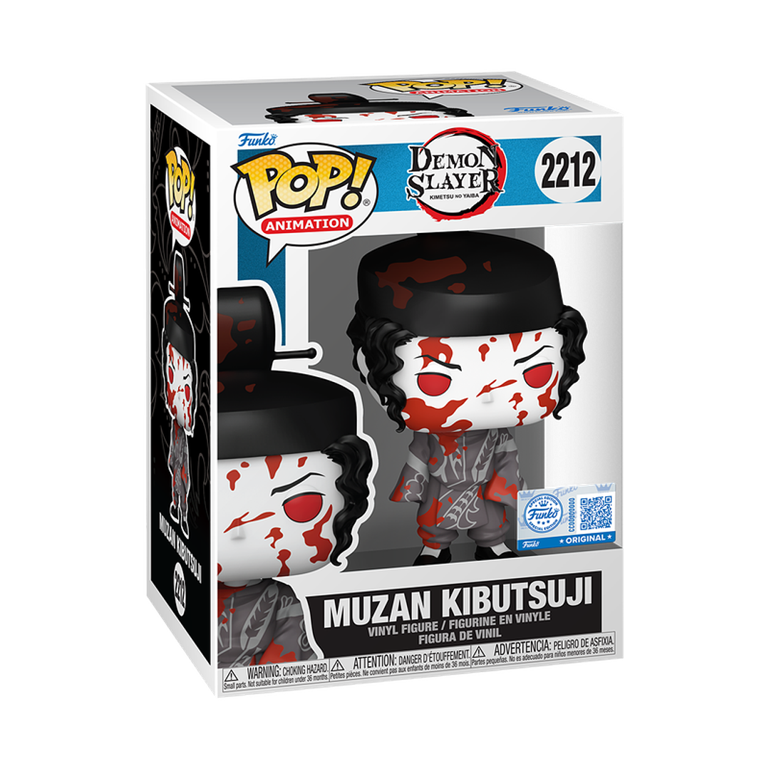 [PRE-VENTA] Funko Pop! Muzan Kibutsuji (Bloody) #2212 Toy Temple - Demon Slayer 1