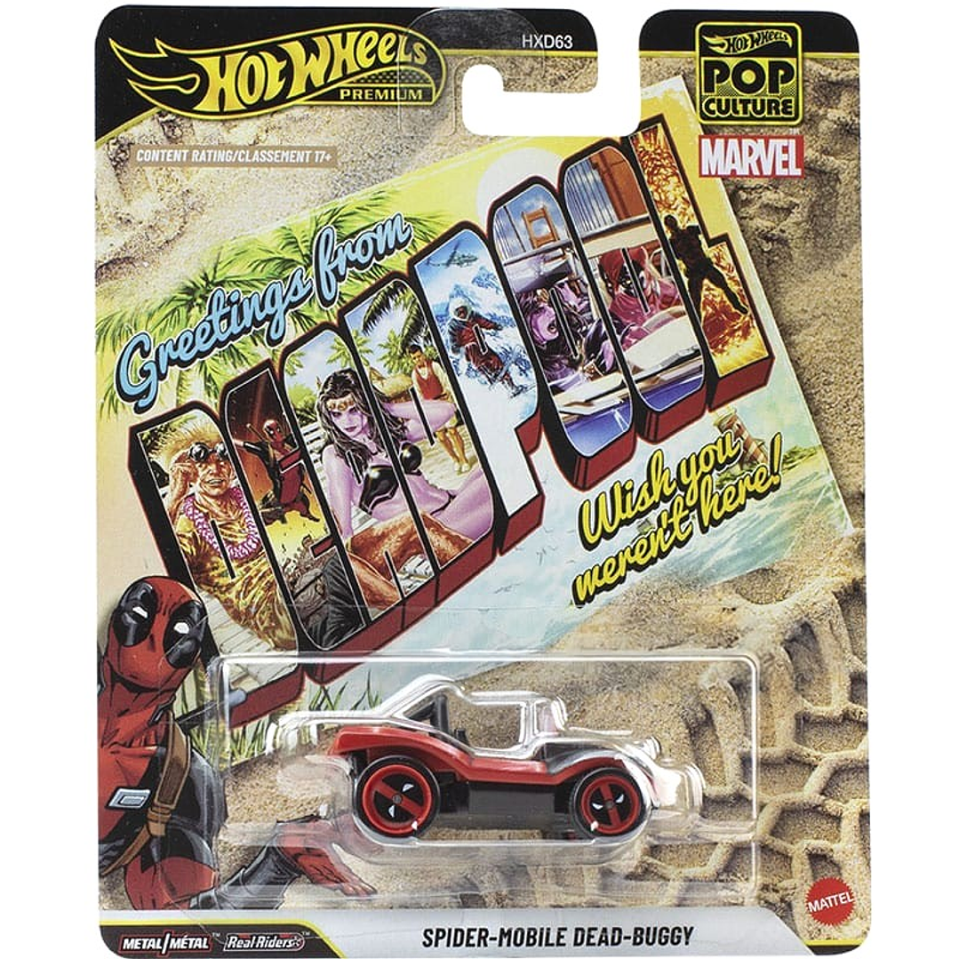 Hot Wheels Premium: Deadpool Spider mobile - Pop Culture 1