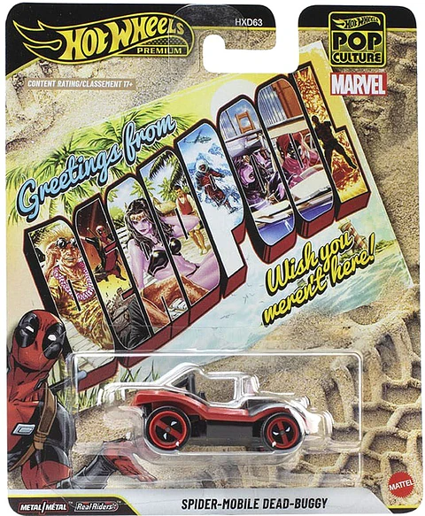 Hot Wheels Premium: Deadpool Spider mobile - Pop Culture