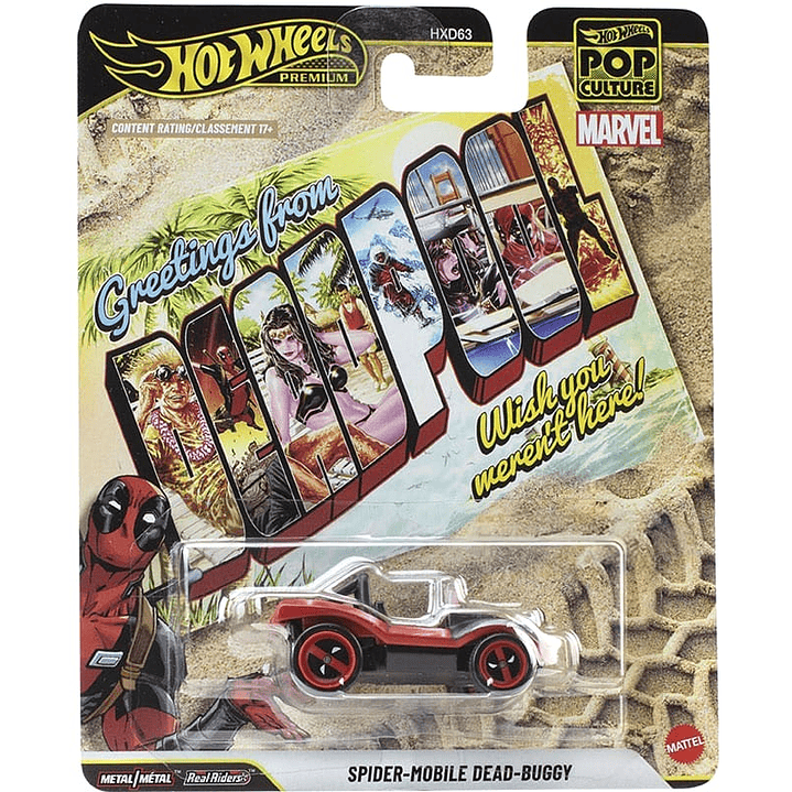 Hot Wheels Premium: Deadpool Spider mobile - Pop Culture 1