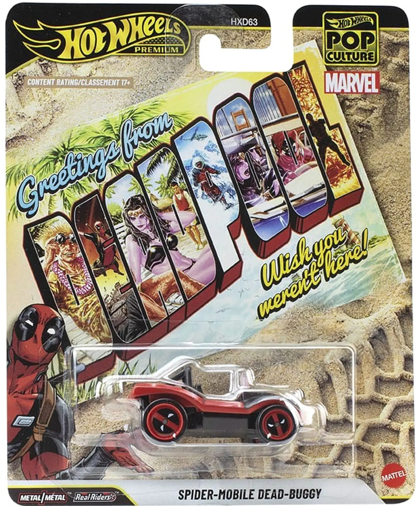 Hot Wheels Premium: Deadpool Spider mobile - Pop Culture 1