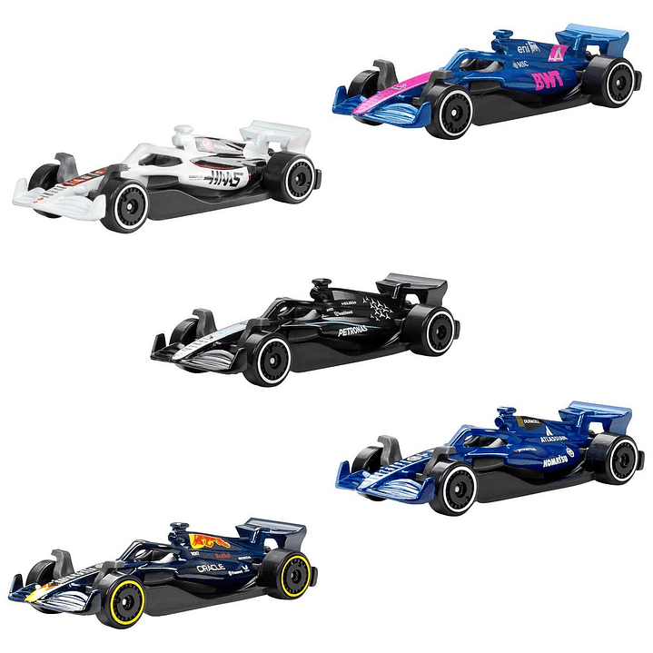 Hot Wheels:  Fórmula 1 (2025) 5pack 2