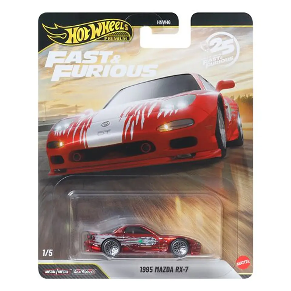 Hot Wheels Premium: 1995 Mazda RX7 - Fast & Furious 1