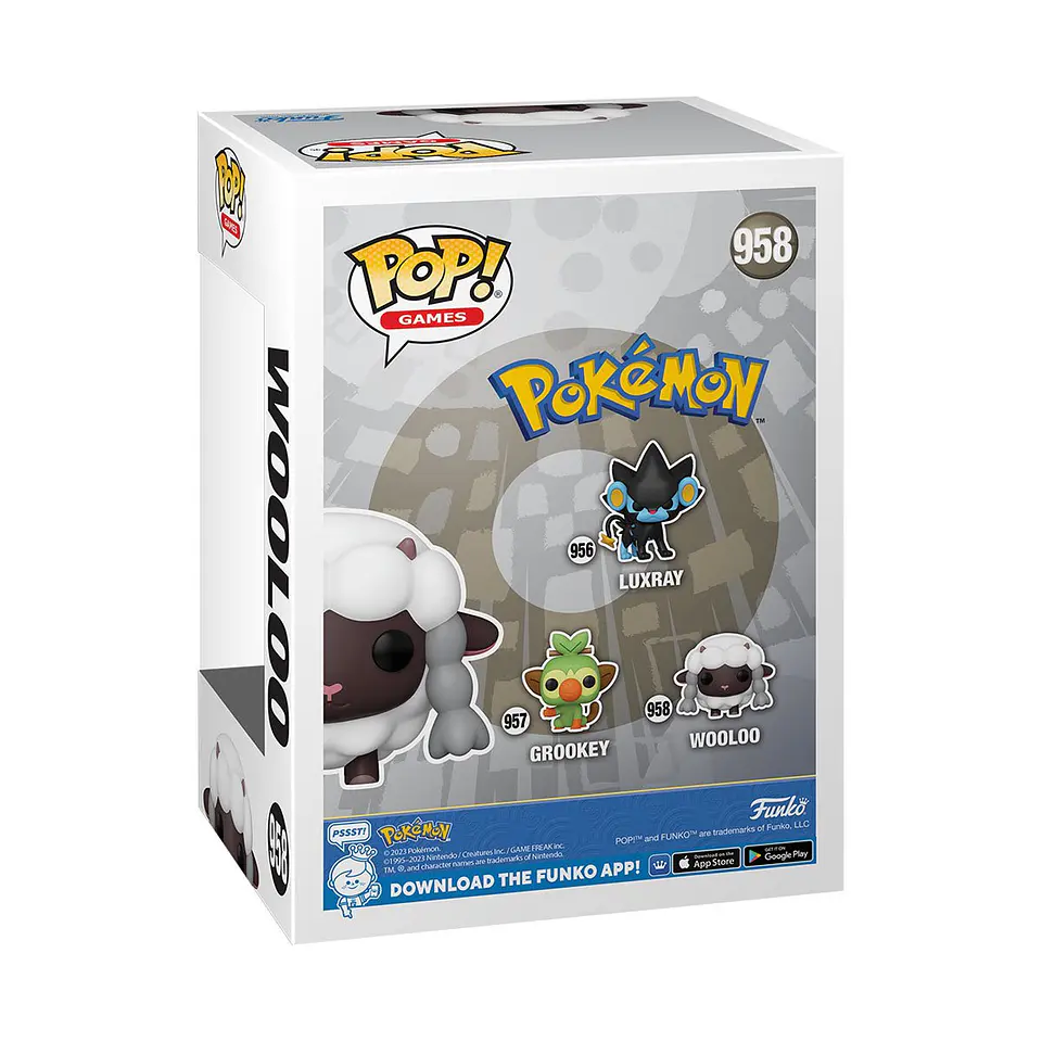 Funko Pop! Wooloo #958 - Pokémon 3