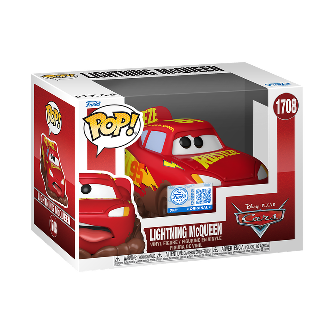 [PRE-VENTA] Funko Pop! Lightning McQueen #1708 Toy Temple Collectibles - Cars 1