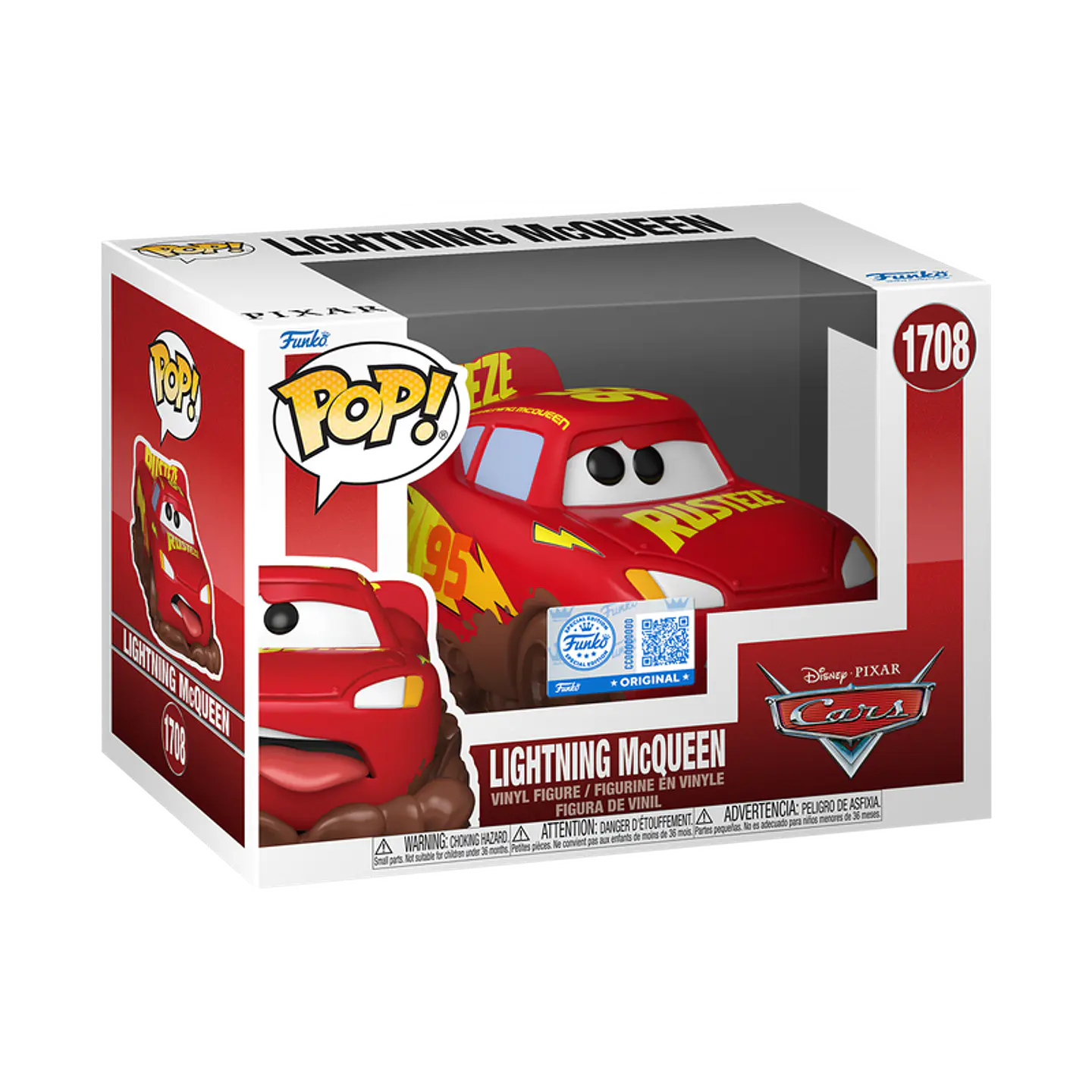 [PRE-VENTA] Funko Pop! Lightning McQueen #1708 Toy Temple Collectibles - Cars 1