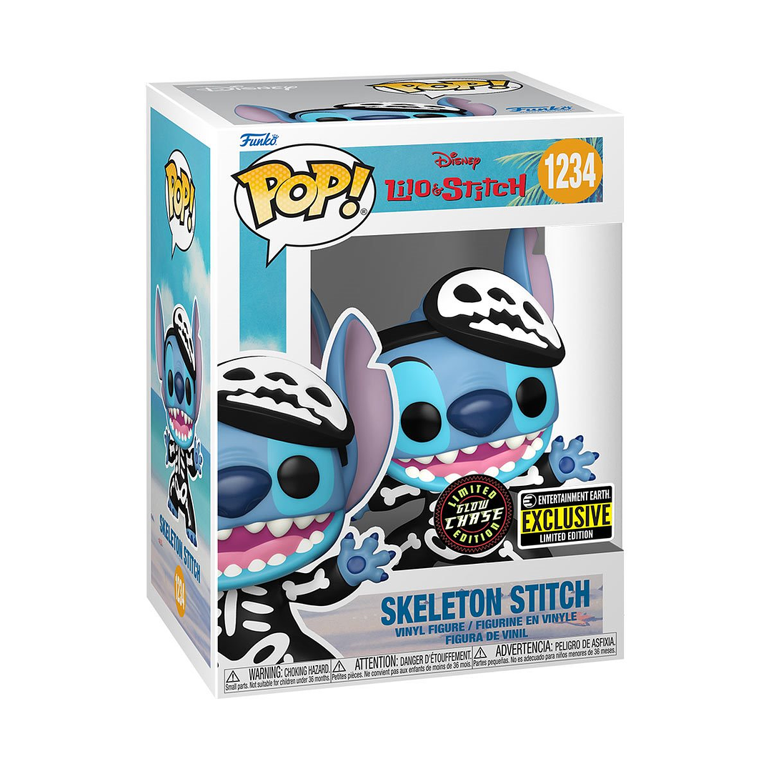 Funko Pop! Skeleton Stitch #1234 Entertainment Earth - Disney: Lilo & Stitch 3