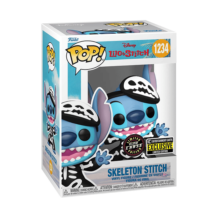 Funko Pop! Skeleton Stitch #1234 Entertainment Earth - Disney: Lilo & Stitch 3