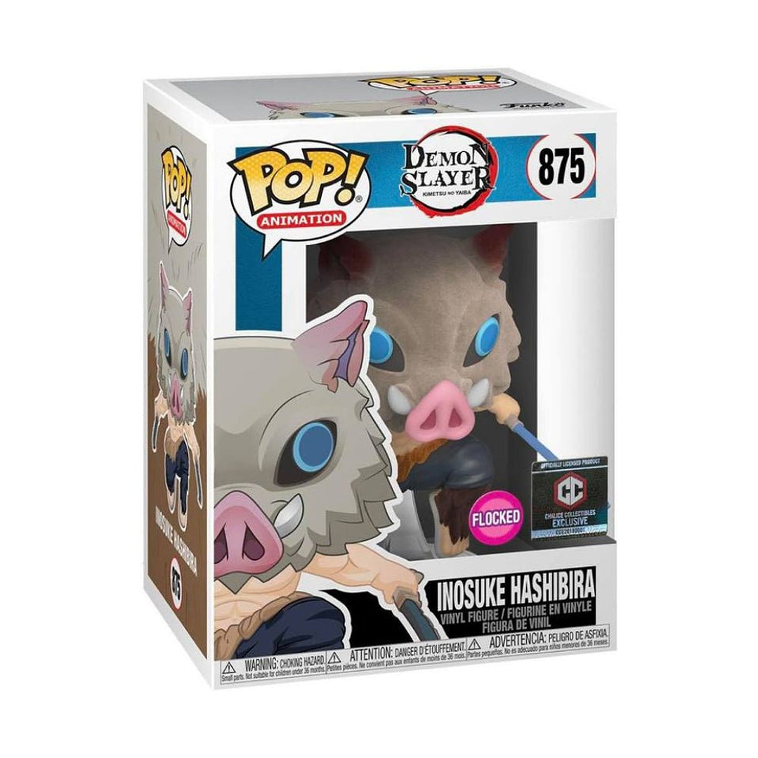 Funko Pop! Inosuke Hashibira (Flocked) #875 Chalice Collectibles - Demon Slayer 1