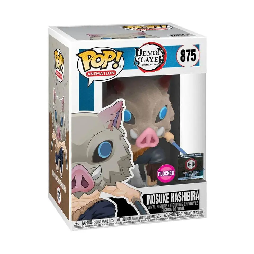 Funko Pop! Inosuke Hashibira (Flocked) #875 Chalice Collectibles - Demon Slayer 1