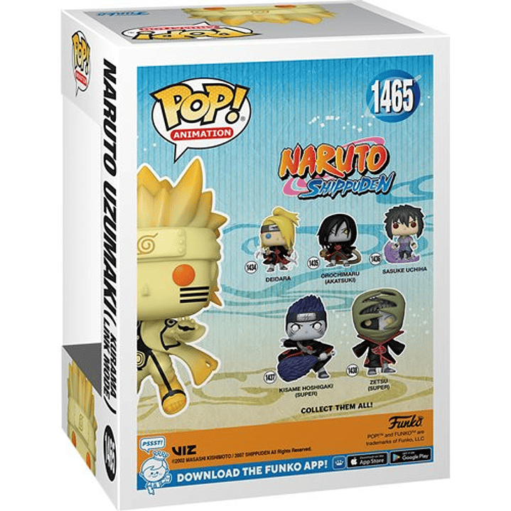 Funko Pop! Naruto Uzumaki (Kurama Link Mode) #1465 AAA Anime - Naruto Shippuden 5