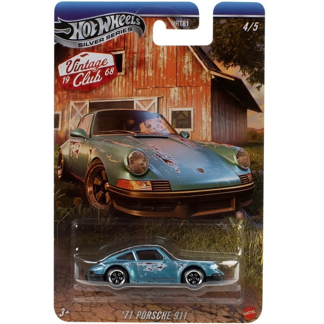 Hot Wheels: '71 Porsche 911 - Silver Series Vintage Club 1