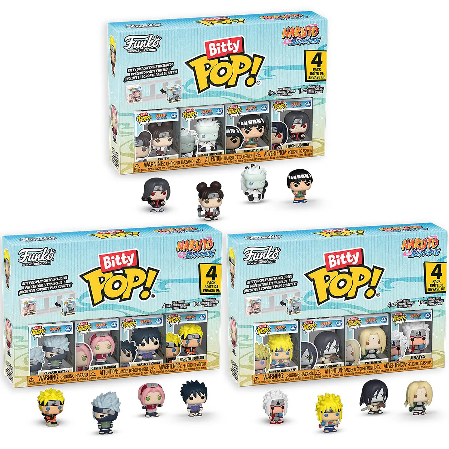 Funko Bitty Pop! 4-pack: Naruto Shippuden 1