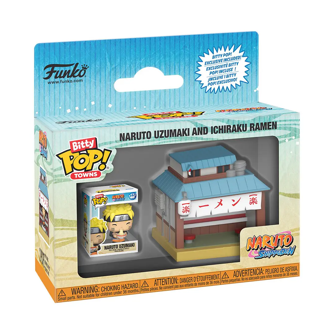 Funko Bitty Pop! Town: Naruto Uzumaki y Ichiraku Ramen 1