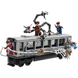 LEGO 76321: Spider-Man vs. Doc Ock: Escena del Tren Subterráneo