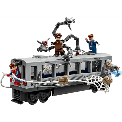 LEGO 76321: Spider-Man vs. Doc Ock: Escena del Tren Subterráneo