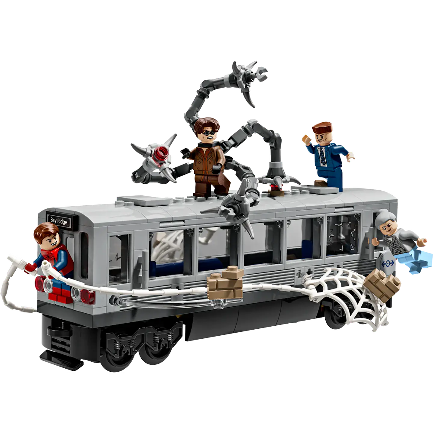 LEGO 76321: Spider-Man vs. Doc Ock: Escena del Tren Subterráneo 2