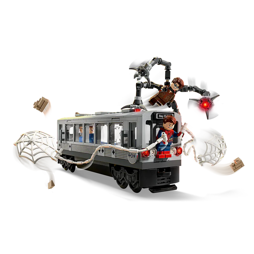 LEGO 76321: Spider-Man vs. Doc Ock: Escena del Tren Subterráneo 3