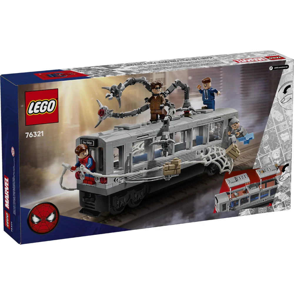 LEGO 76321: Spider-Man vs. Doc Ock: Escena del Tren Subterráneo 4