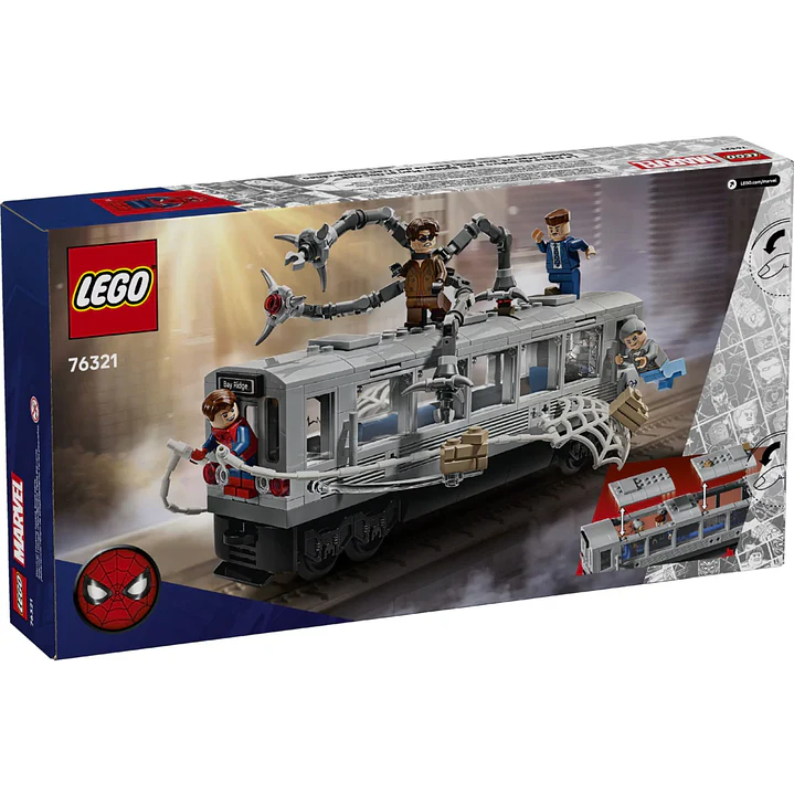 LEGO 76321: Spider-Man vs. Doc Ock: Escena del Tren Subterráneo 4