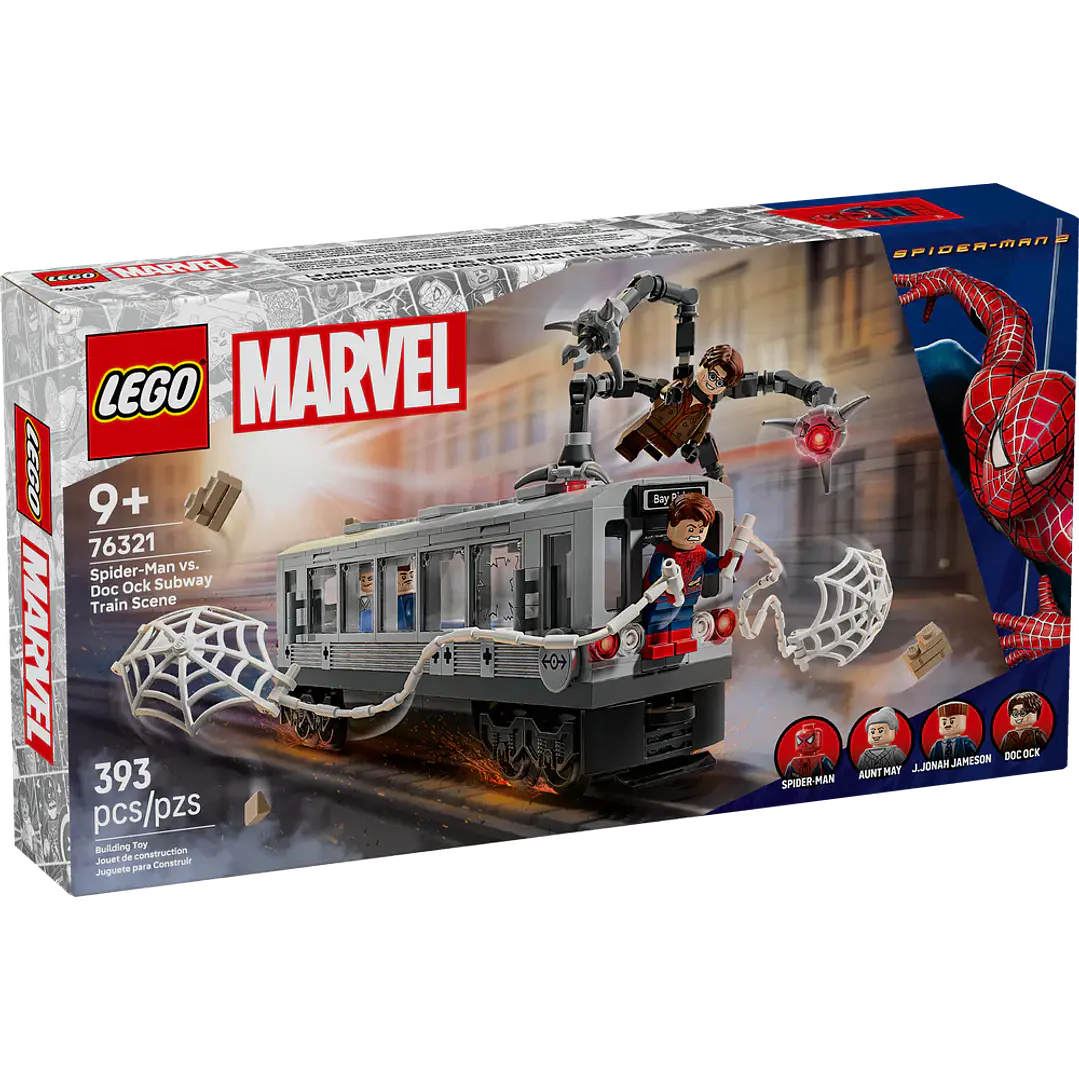 LEGO 76321: Spider-Man vs. Doc Ock: Escena del Tren Subterráneo 1