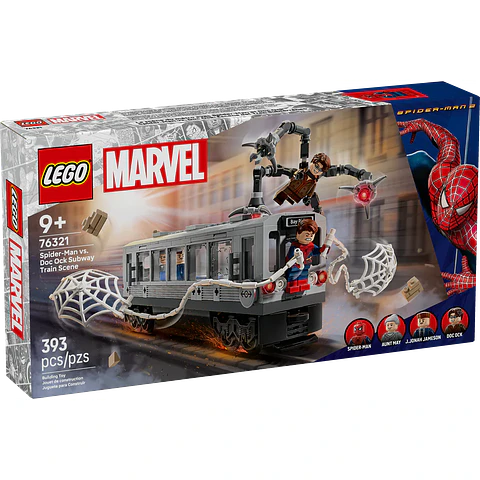 LEGO 76321: Spider-Man vs. Doc Ock: Escena del Tren Subterráneo