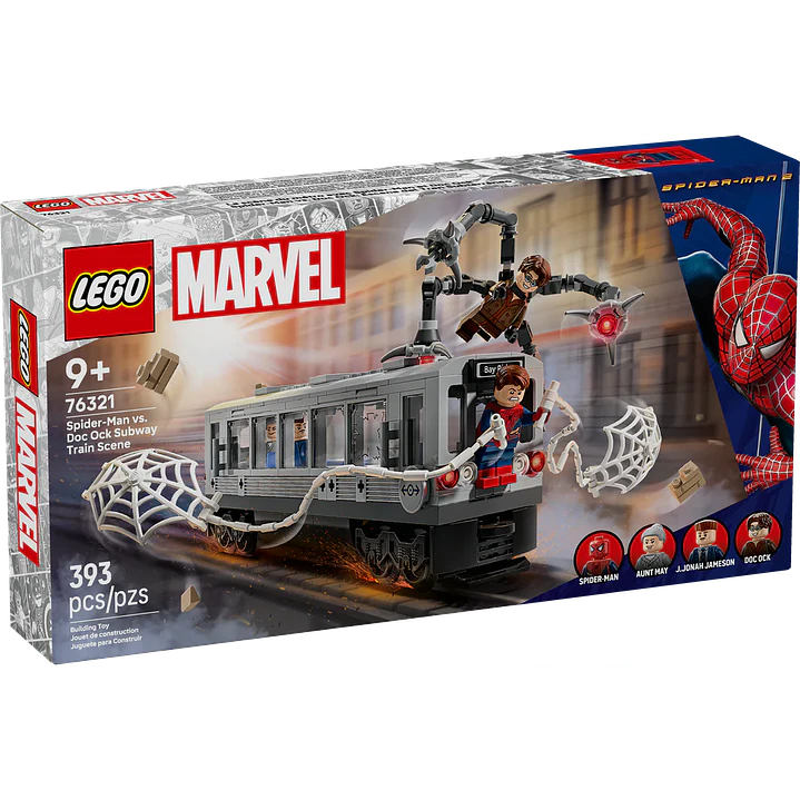 LEGO 76321: Spider-Man vs. Doc Ock: Escena del Tren Subterráneo 1