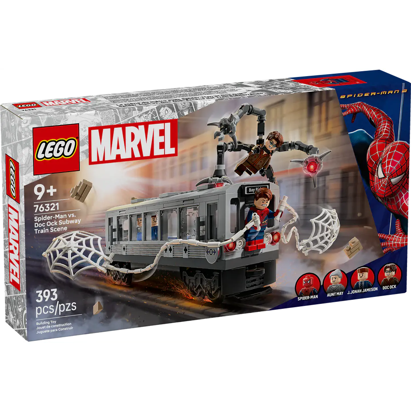 LEGO 76321: Spider-Man vs. Doc Ock: Escena del Tren Subterráneo 1