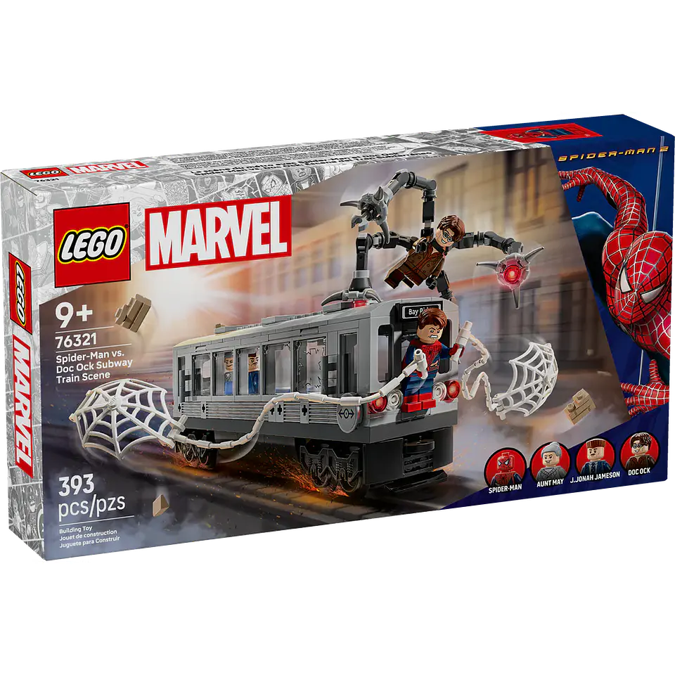 LEGO 76321: Spider-Man vs. Doc Ock: Escena del Tren Subterráneo 1