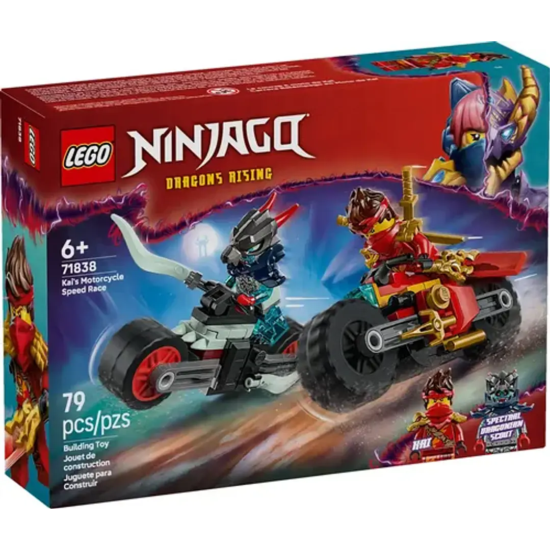 LEGO 71838: Carrera Relámpago en Moto de Kai 1