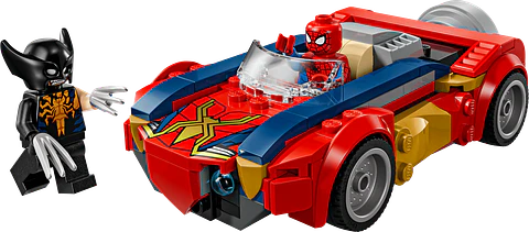 LEGO 76336: Auto de Spider-Man vs. Wolverine Venomizado
