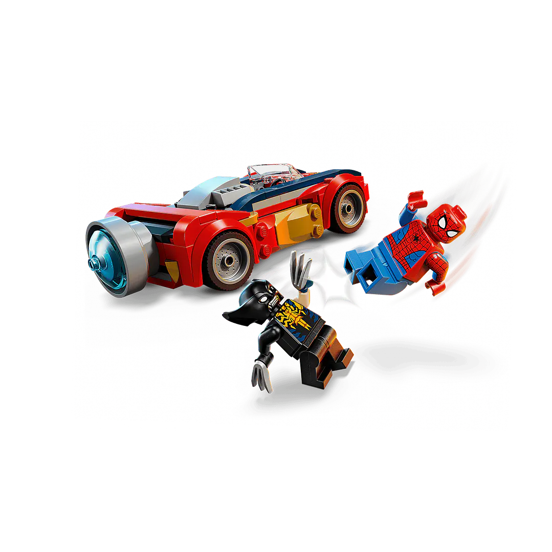 LEGO 76336: Auto de Spider-Man vs. Wolverine Venomizado 3