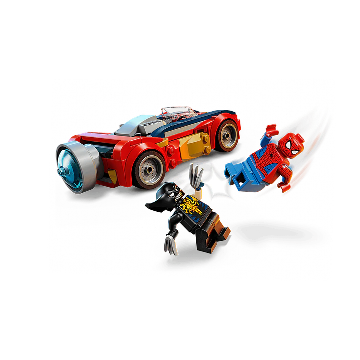 LEGO 76336: Auto de Spider-Man vs. Wolverine Venomizado 3