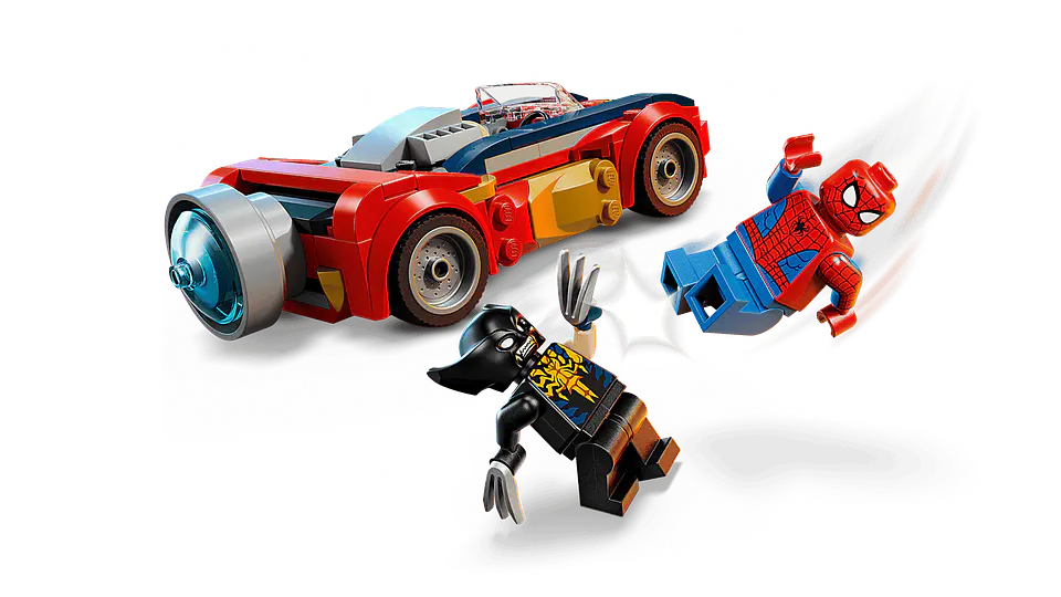 LEGO 76336: Auto de Spider-Man vs. Wolverine Venomizado 3