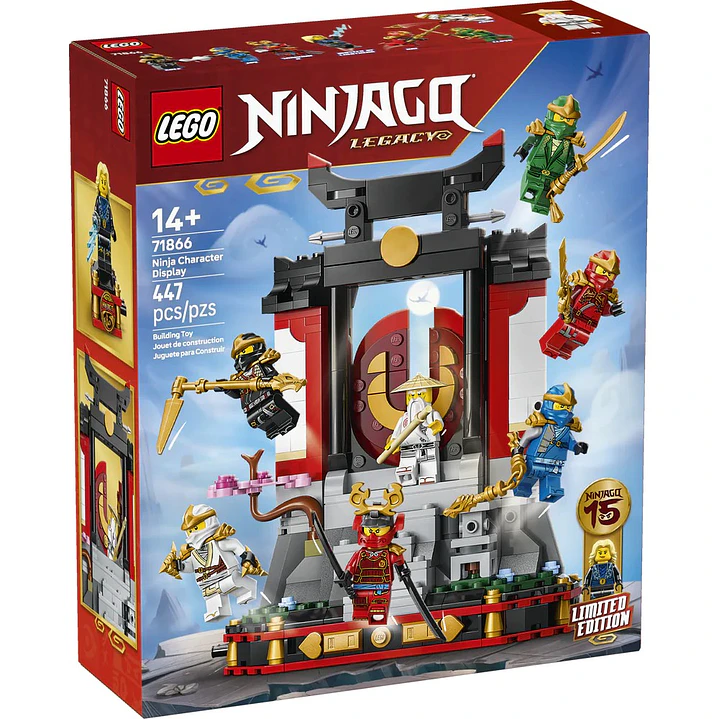 LEGO 71866: Exposición de Personajes Ninja - 15 aniversario 1