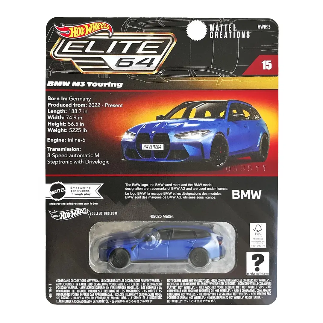 Hot Wheels: BMW M3 Touring - Elite 64 2
